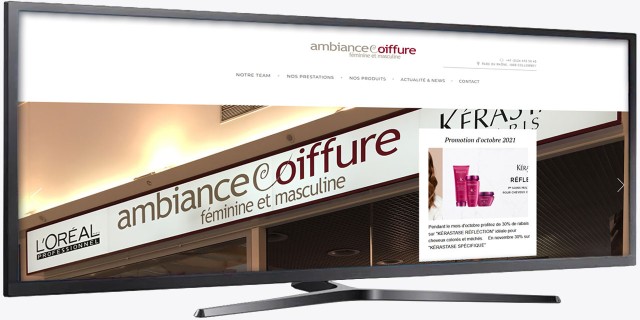 Site web - ambiance-coiffure.ch Image 1